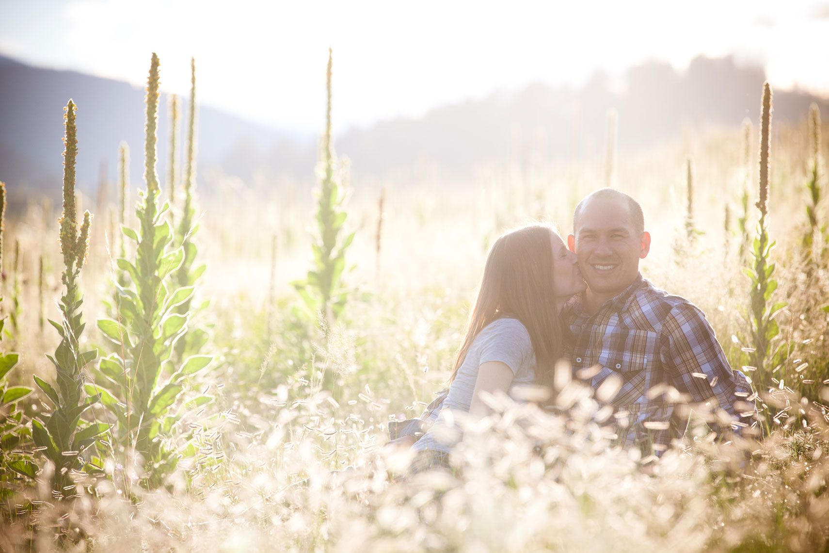 Evergreen Engagement Photography